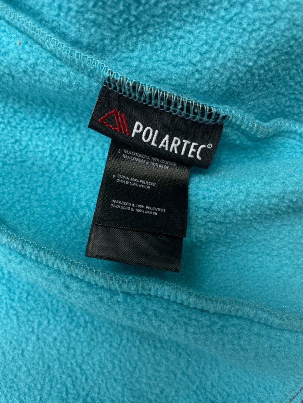 The North Face Trans-Antarctica Polartec Fleece Jacket Turquoise Purple Womens M - Picture 9 of 13